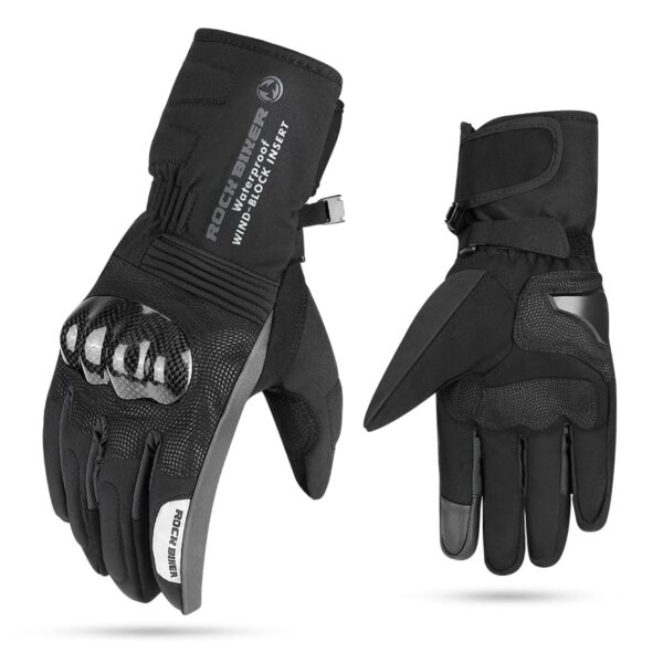 Guante Rock Biker De Softshell Para El Frío Y La Lluvia - Imagen 6