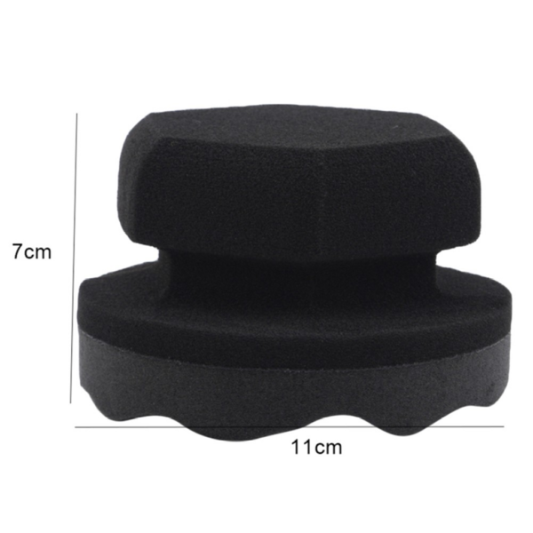 Pack 2 Aplicador De Cera Espuma Densa Tire Paste Wax - Imagen 3