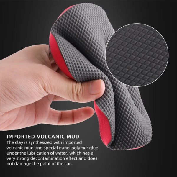 Bonete Clay pad descontamiante para máquina 5". - Imagen 6