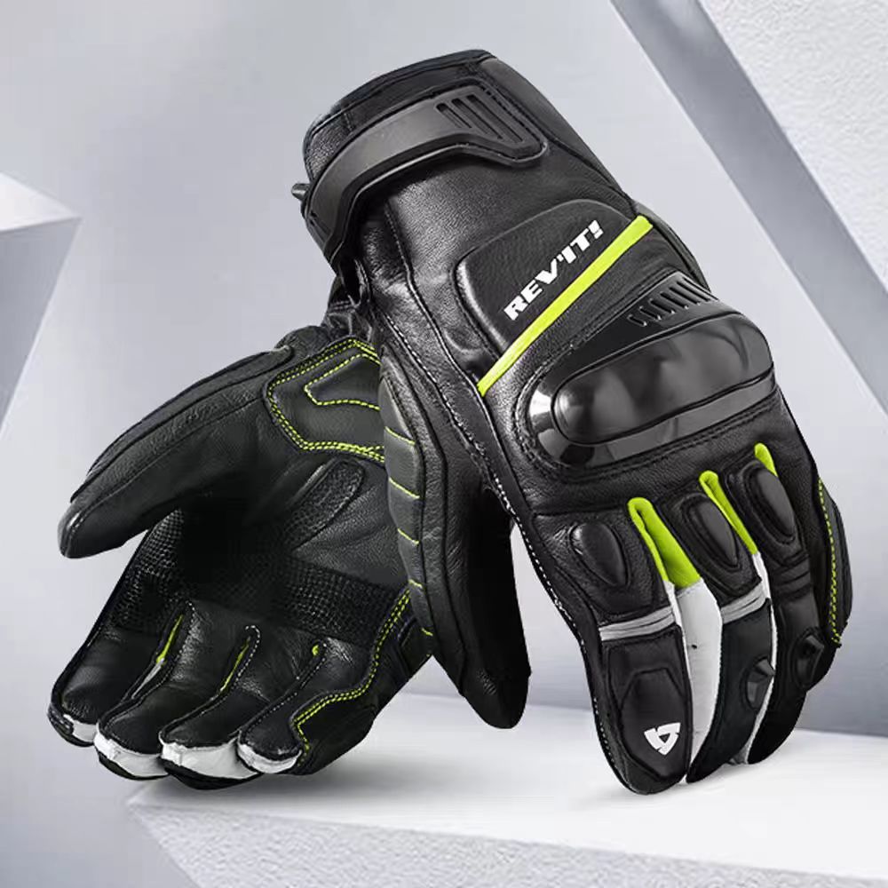 Motos y Detailing Guante De Cuero Revit Quantum Gran Proteccion Y Durabilidad - Imagen 2
